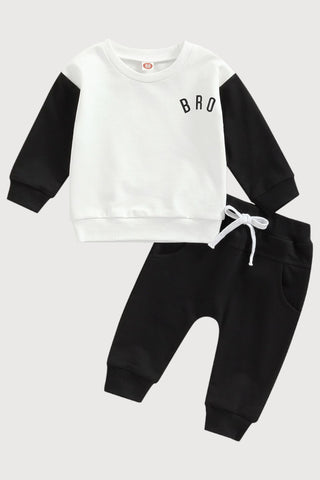 Baby Boy Letter Casual Toddler Set - RYAN AND REMI