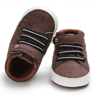 Boys High Top Velcro Sneakers