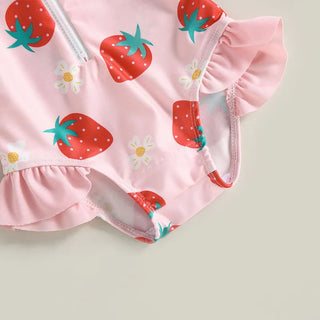 Baby Girl 2 Pcs Long Sleeve Cute Swimwear - RYAN AND REMI