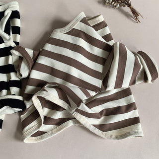 Loose Striped Cotton Top - RYAN AND REMI