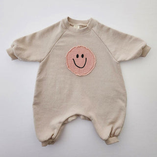 Long Sleeve Smile Romper - RYAN AND REMI