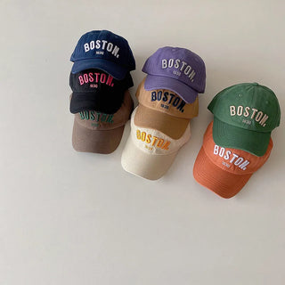 Boston Embroidered Baseball Cap - RYAN AND REMI