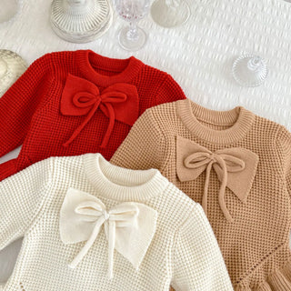 Bow Tie Knit Sweater