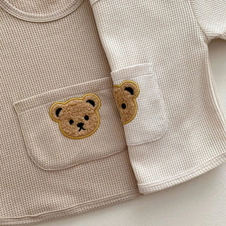 Waffle Bear Shorts Set - RYAN AND REMI