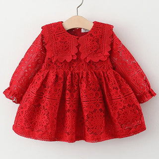 Long Sleeve Lace Dress - RYAN AND REMI