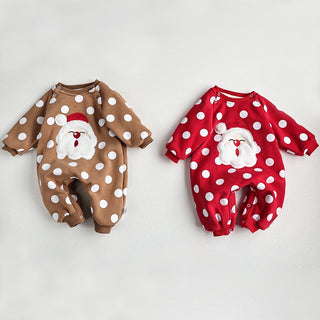 Boys Warm Santa Claus Rompers - RYAN AND REMI