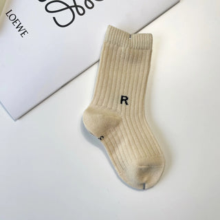 Letter R Cotton Cute Baby Socks - RYAN AND REMI