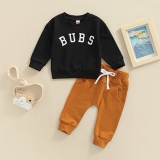 Baby Boy Letter Casual Toddler Set - RYAN AND REMI