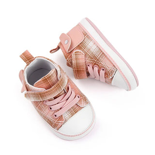 Baby Plaid Canvas Shoes - RYAN AND REMI