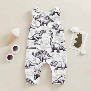 Baby Boy Animal Snap Romper - RYAN AND REMI