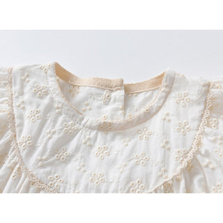 Short sleeve Cotton Spring Romper. - RYAN AND REMI