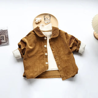 Kids Corduroy Collar Jacket - RYAN AND REMI