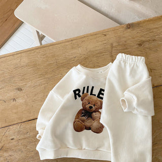 Cozy Teddy Bear Toddler Set - RYAN AND REMI