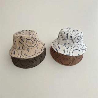 Smile Pattern Kids Bucket Hat - RYAN AND REMI