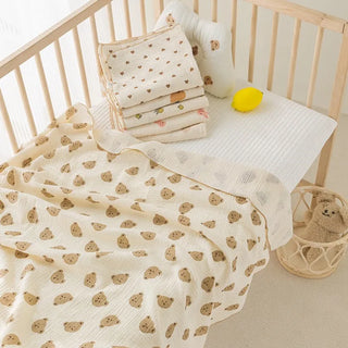 Soft Cotton Animal Print Blanket - RYAN AND REMI