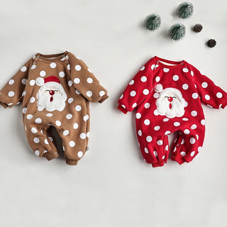 Boys Warm Santa Claus Rompers - RYAN AND REMI