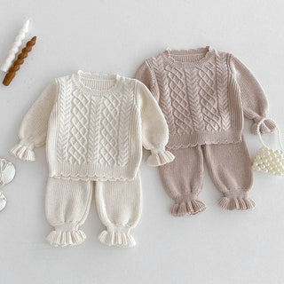 Lounge-Set mit Strickpullover