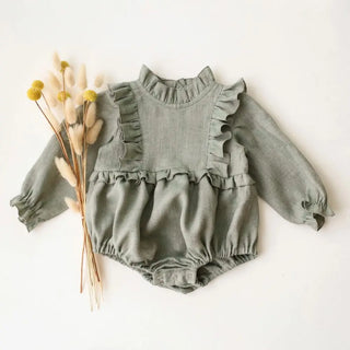 Organic Cotton Romper: Summer Comfort for Baby Girls - RYAN AND REMI