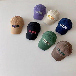 Boston Embroidered Baseball Cap - RYAN AND REMI