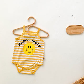 Yellow Mellow Smile bodysuit - RYAN AND REMI