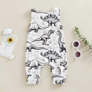 Baby Boy Animal Snap Romper - RYAN AND REMI