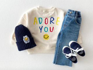 Adore You Smiley Sweater - RYAN AND REMI