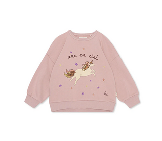 3D Fuzz Patch Long Sleeve Sweatshirts - RYAN AND REMI