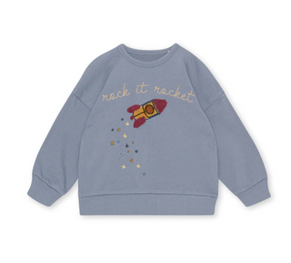 3D Fuzz Patch Long Sleeve Sweatshirts - RYAN AND REMI