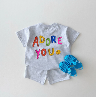 Adore You Short Sleeve Set - RYAN AND REMI