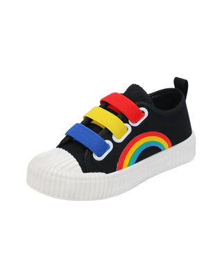 Rainbow Print Casual Canvas Sneakers - RYAN AND REMI