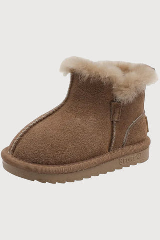 Girls Fur Lining Zip Up Snow Boots - RYAN AND REMI