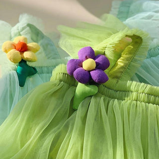 Sunflower Princess Tulle Dress - RYAN AND REMI