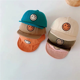 Smile Embroidered  Casual Baseball Cap Hat - RYAN AND REMI