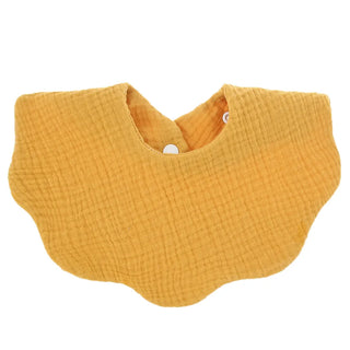 Muslin Round Petal  Infant Bib - RYAN AND REMI