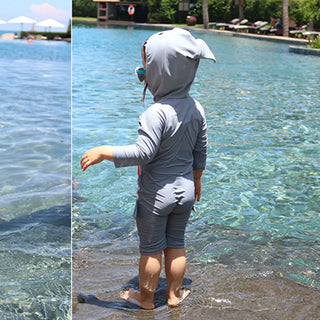 Baby Boy Cute Shark One Piece Swimwear - RYAN AND REMI