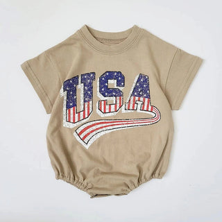 Grunge Style USA Bodysuit - RYAN AND REMI