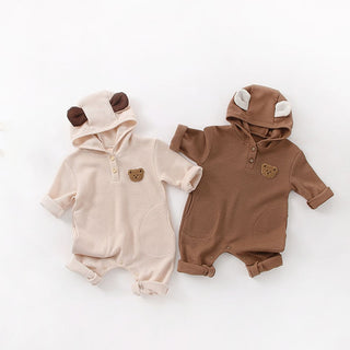 Teddy Bear Ears Jumpsuit - RYAN AND REMI