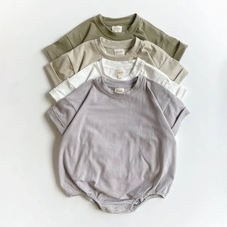 Short Sleeve Baby Girls Bodysuit - RYAN AND REMI