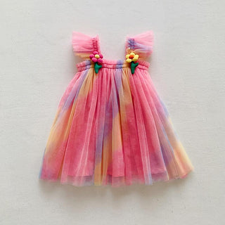 Sunflower Princess Tulle Dress - RYAN AND REMI