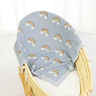 Rainbow Swaddle Wrap Stroller Blankets - RYAN AND REMI