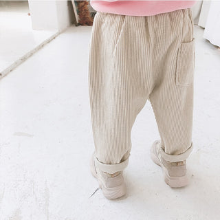 Retro Corduroy Harem Trousers Pants - RYAN AND REMI