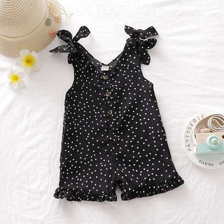 Polka Dot Sleeveless Baby Girls Rompers - RYAN AND REMI