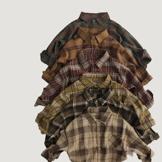 Boys Fall Plaid Shirt