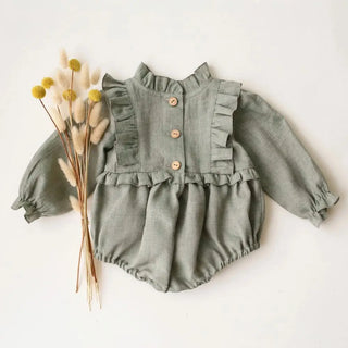 Organic Cotton Romper: Summer Comfort for Baby Girls - RYAN AND REMI