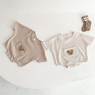 Uno Pocket Teddy Onesie - RYAN AND REMI